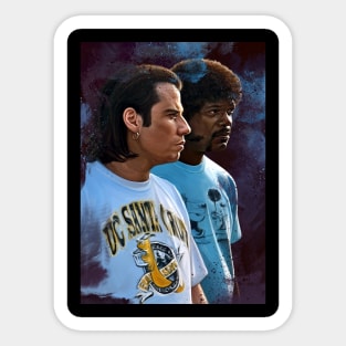 Pulp Fiction Banana Slugs Sticker